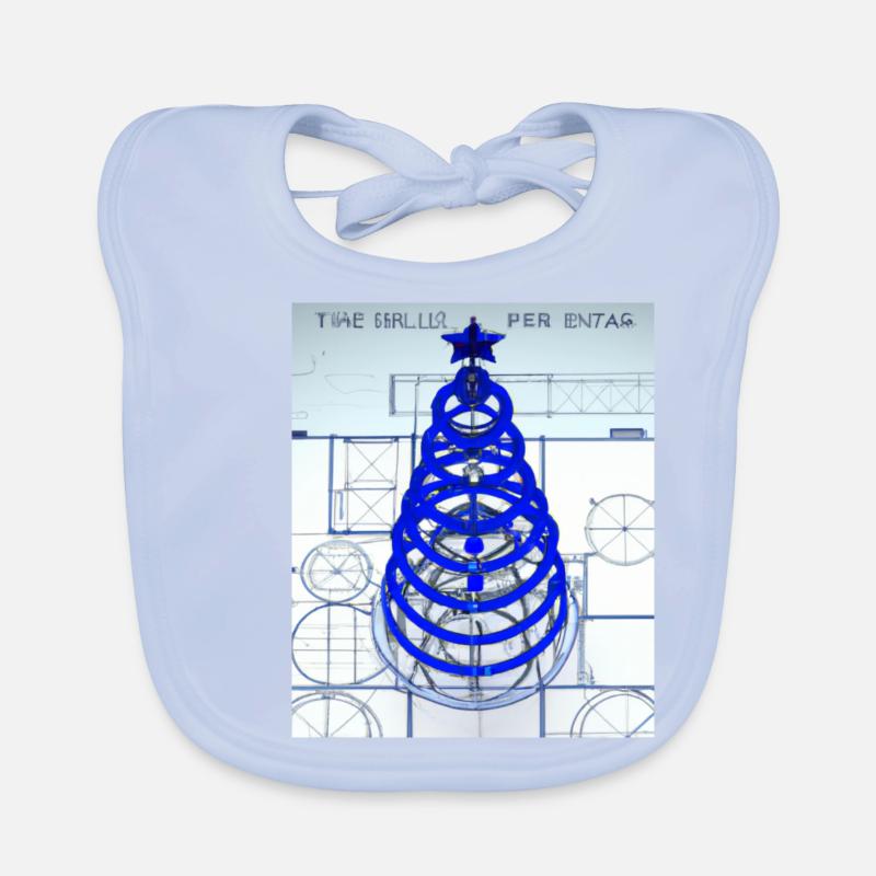 Plan schématique de l’arbre de Noël de Noël Bavoir bio Bébé