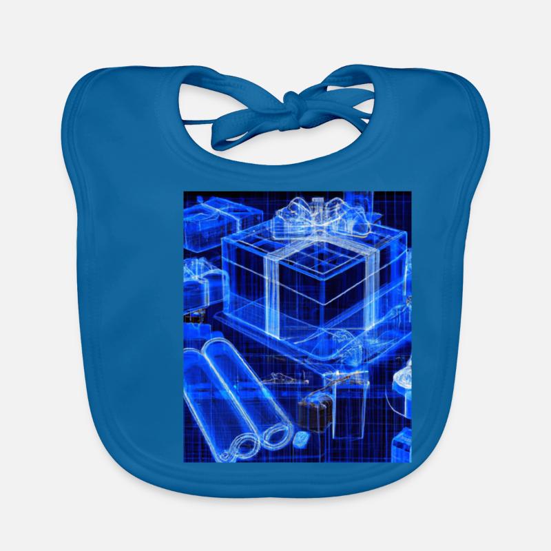 Weihnachten Weihnachtsbaum Schematic Blaupause Baby Bio-Lätzchen