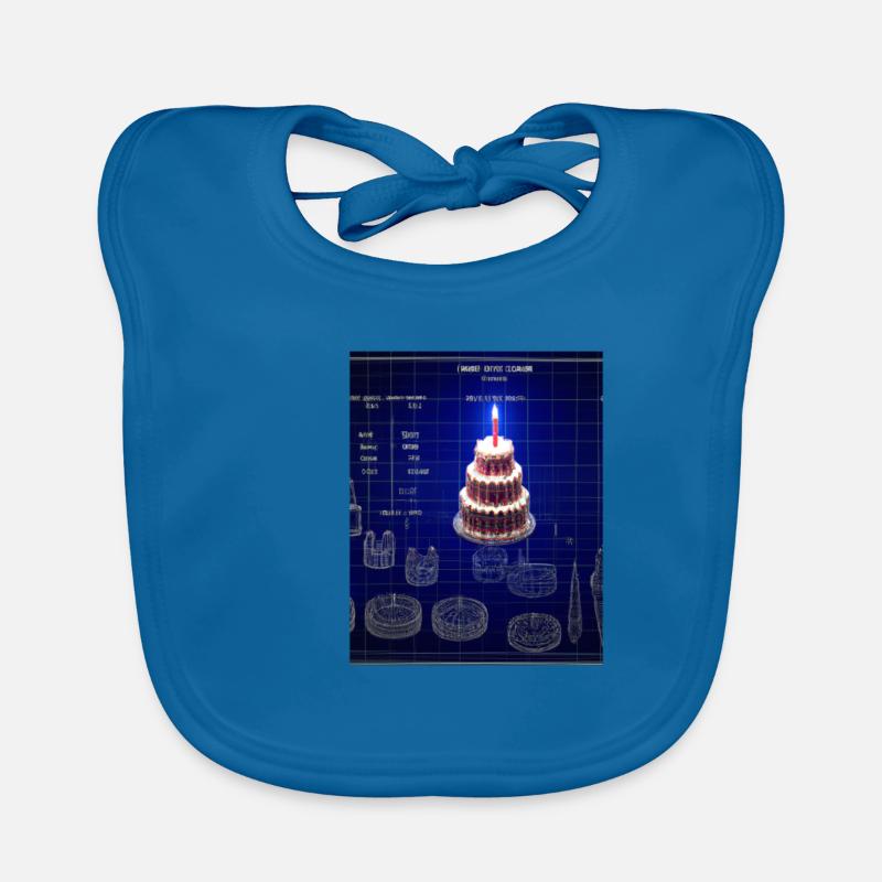 Cake Blueprint Chef pâtissier Cake Baking Bavoir bio Bébé