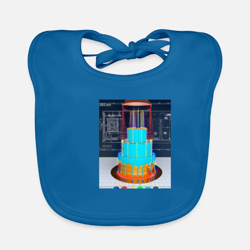 Drip Cake Blueprint Chef Pâtissier Gâteau Cuisson Bavoir bio Bébé