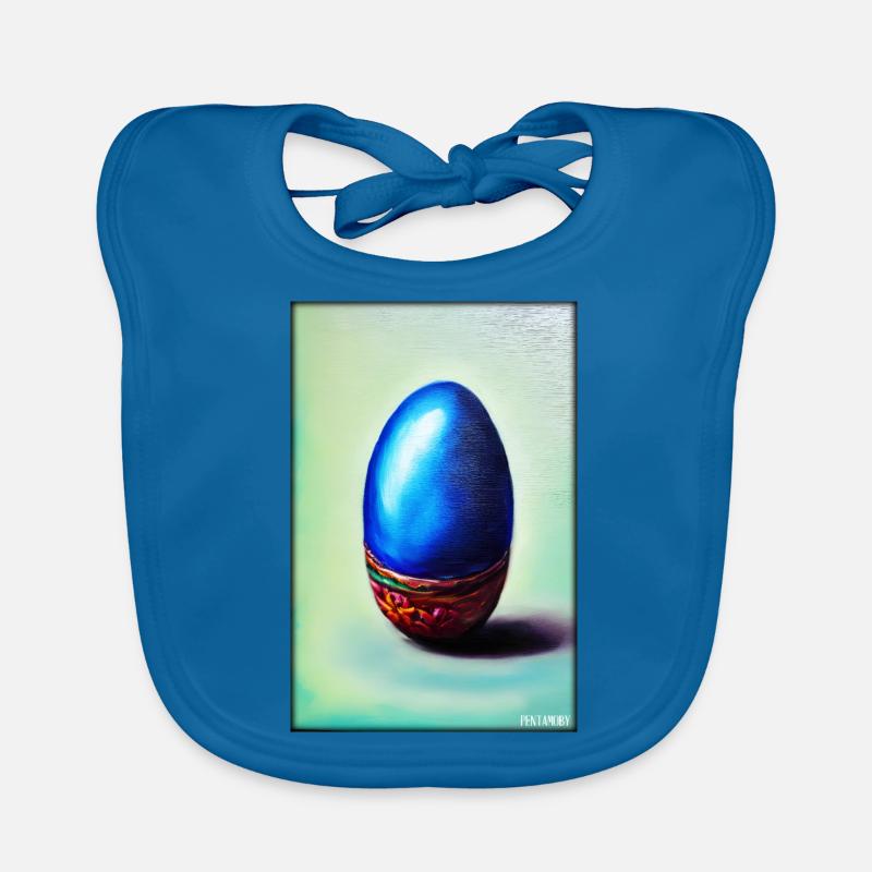 Easter Egg Easter Colorful Eggs Holiday Organic Baby Bibs