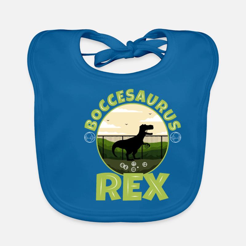 Boccesaurus Rex Baby Bio-Lätzchen