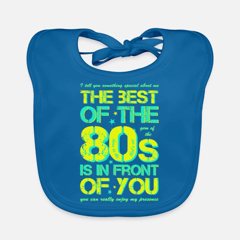 80s Eighties 80s Organic Baby Bibs
