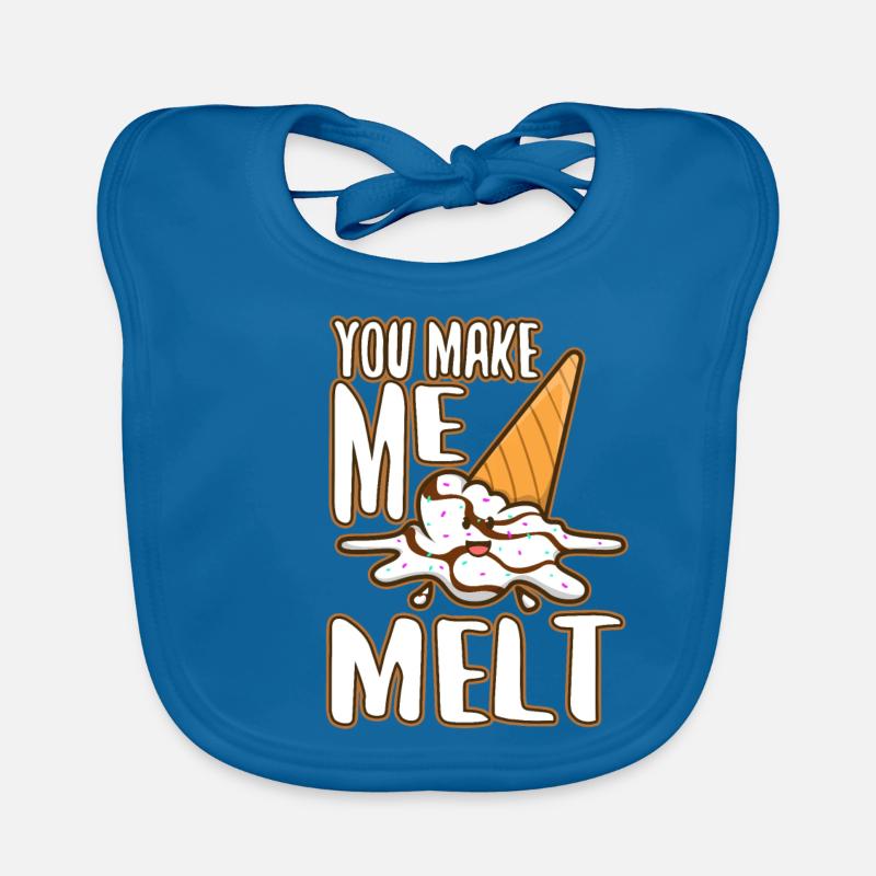 You make me melt, Eiscreme Baby Bio-Lätzchen