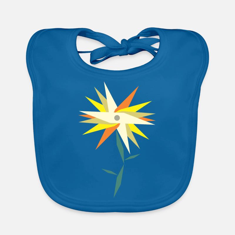Lage Poly Bloem Bio-slabbetje voor baby's