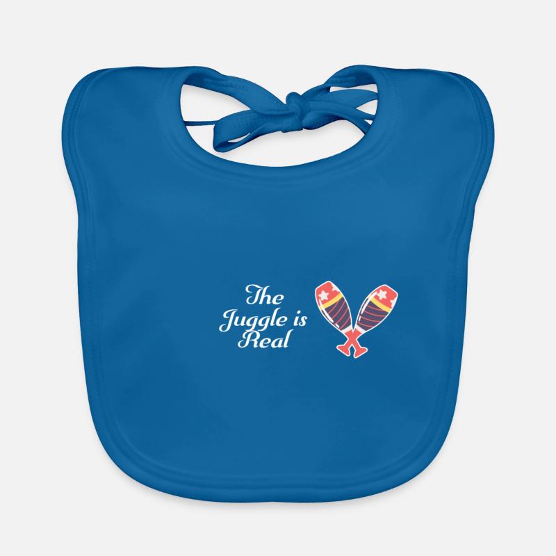 Juggling is real juggling ringmaster Organic Baby Bibs