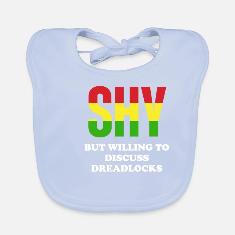 Timide mais prêt à parler de dreadlocks Bavoir bio Bébé