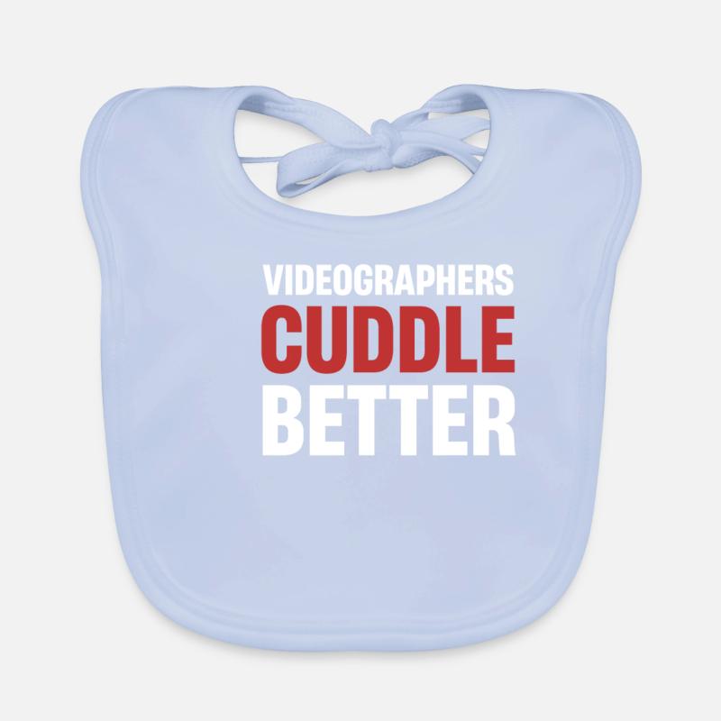 Videographer Cuddle Better Vlogging Filmmaker Organic Baby Bibs