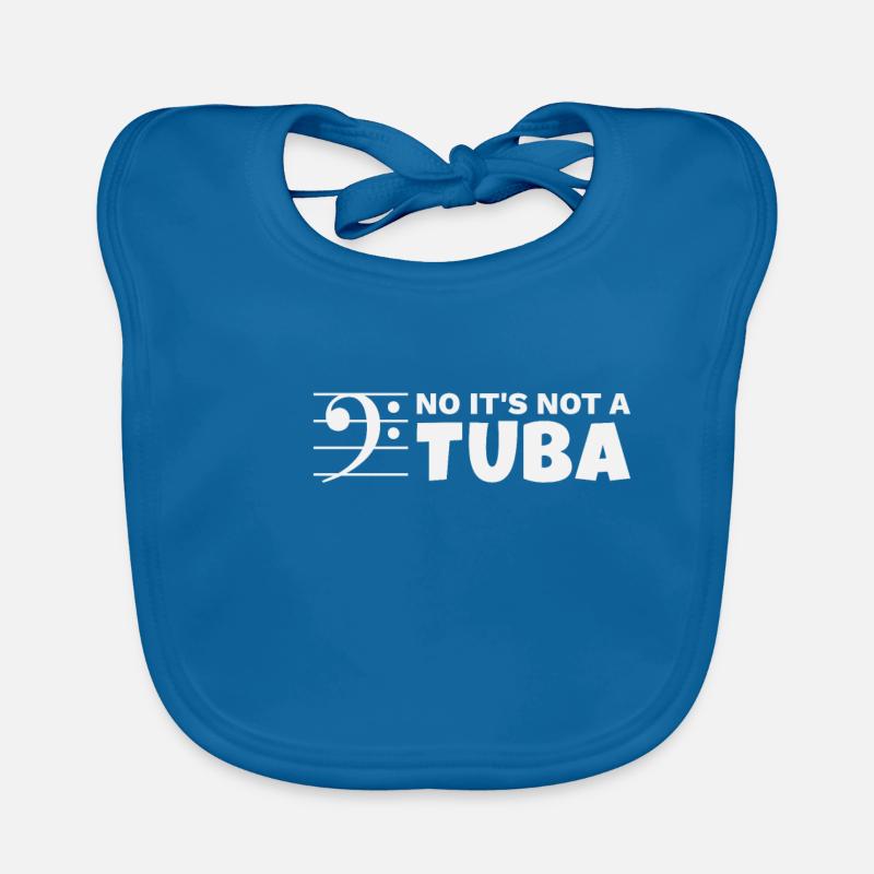 It's a Euphonium not a Tuba Eufonium Funny Saying Organic Baby Bibs