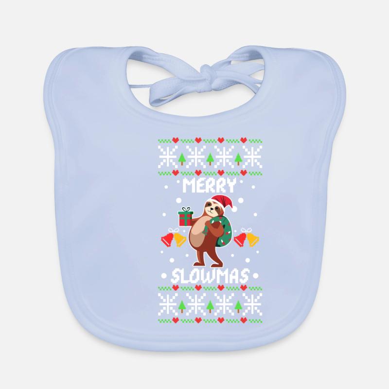 Joyeux Slowmas Bavoir bio Bébé