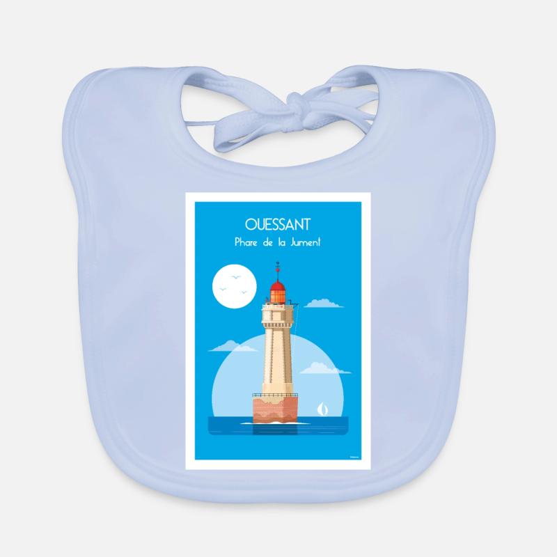 PHARE DE LA JUMENT Bavoir bio Bébé