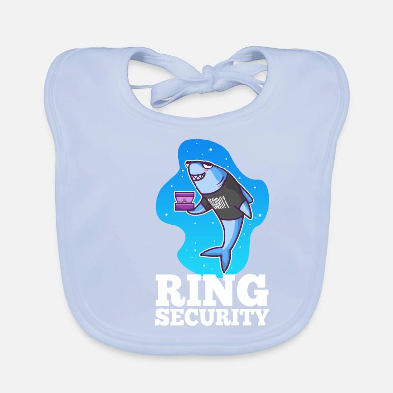 Ring Security Wedding Baby Bio-Lätzchen