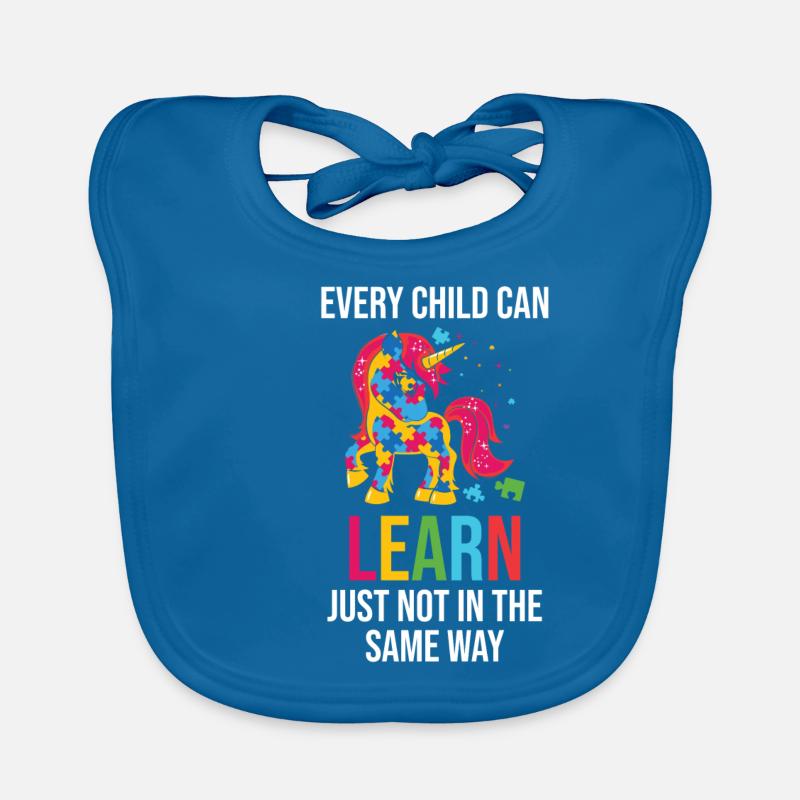 Every child can learn, just not in the same way Organic Baby Bibs