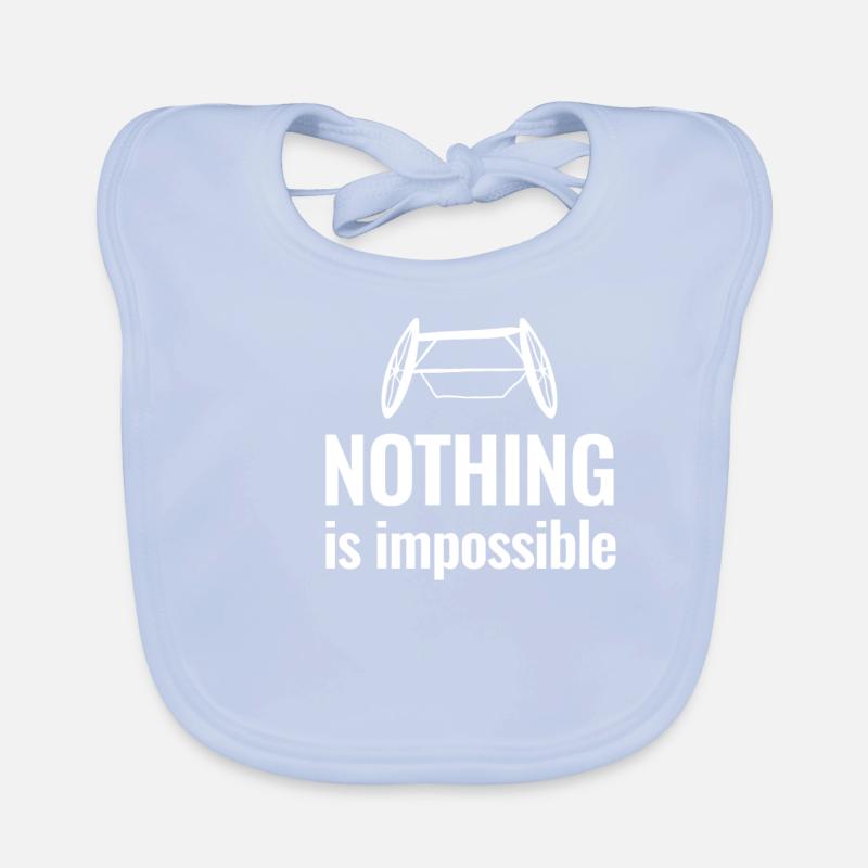 Nothing Is Impossible Parasport Handicap Organic Baby Bibs