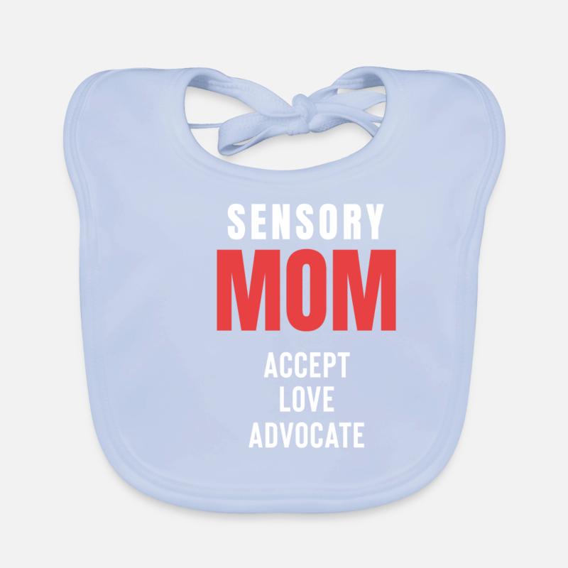 Eltern mit bes Sensorische Mutter Akzeptiert Love Baby Bio-Lätzchen