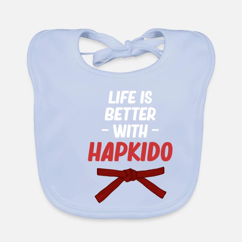 Das Leben Ist Besser Mit Hapkido Boxen Jiujitsu Baby Bio-Lätzchen