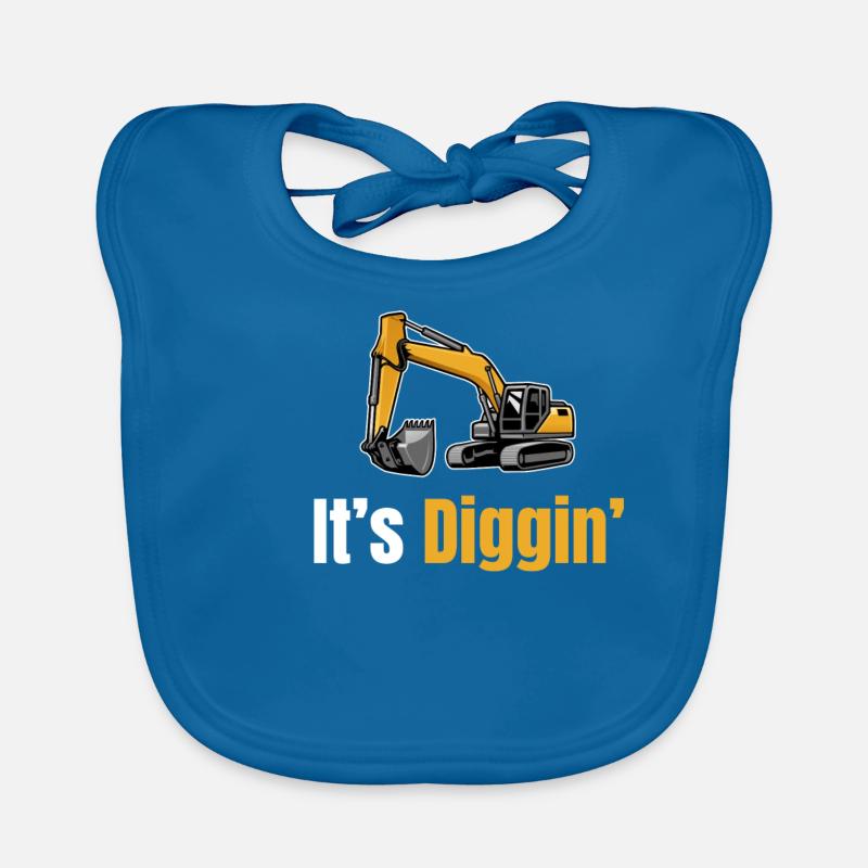 It's Diggin Time: Baggerfahrer, Baggerfahrer, Baby Bio-Lätzchen