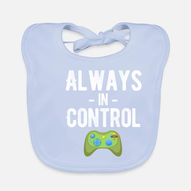 Always Under Control Funny Organic Baby Bibs