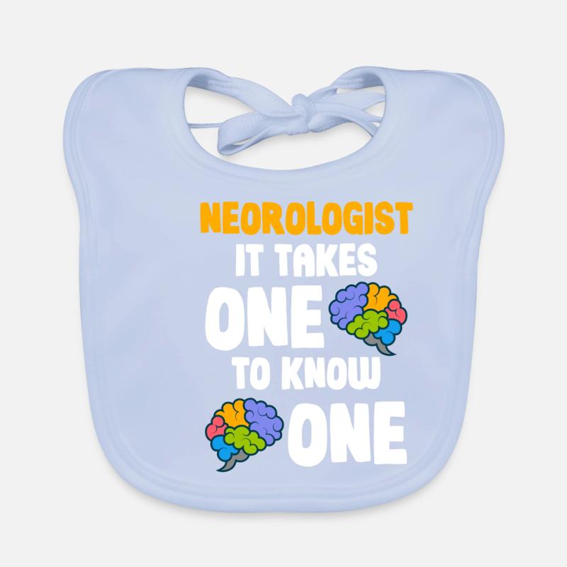 Neurologe Es Braucht Einen, Um Einen Lustigen Baby Bio-Lätzchen