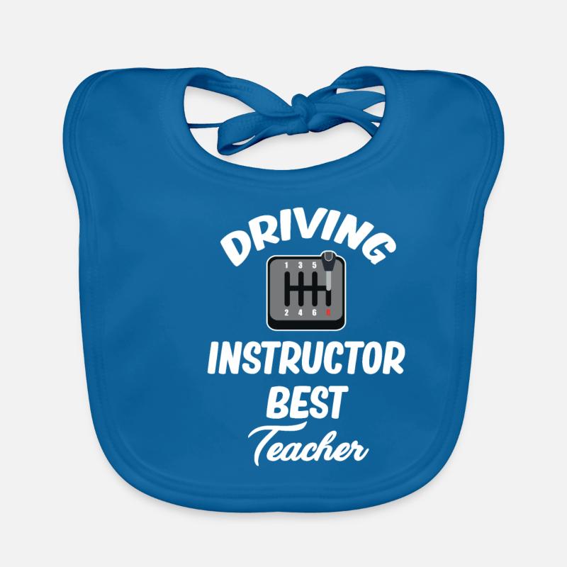 Driving Instructor Best Instructor Service Mechanic Organic Baby Bibs