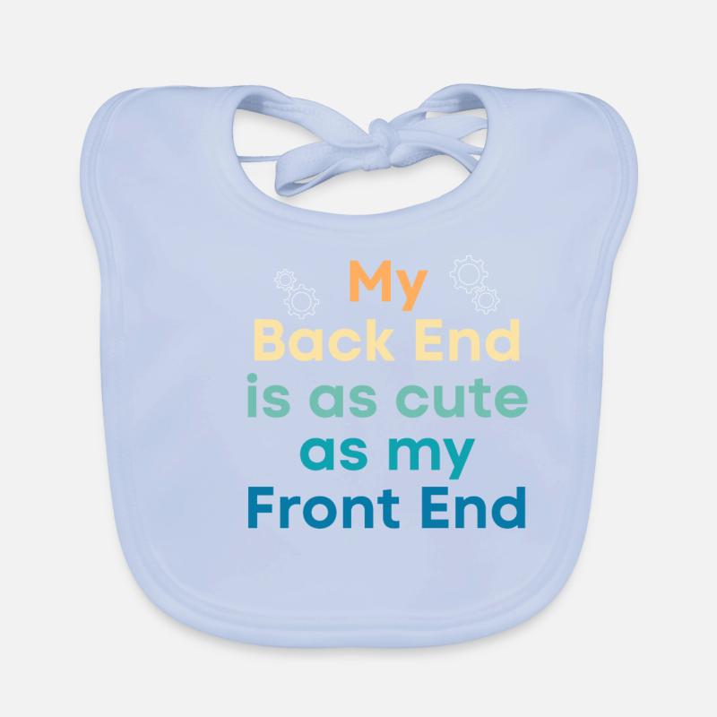 Mon backend est aussi mignon que le mien Bavoir bio Bébé