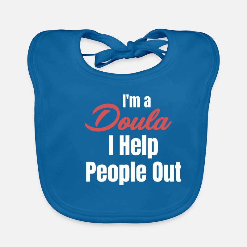 Ich Bin Eine Doula Ich Helfe Menschen Baby Bio-Lätzchen