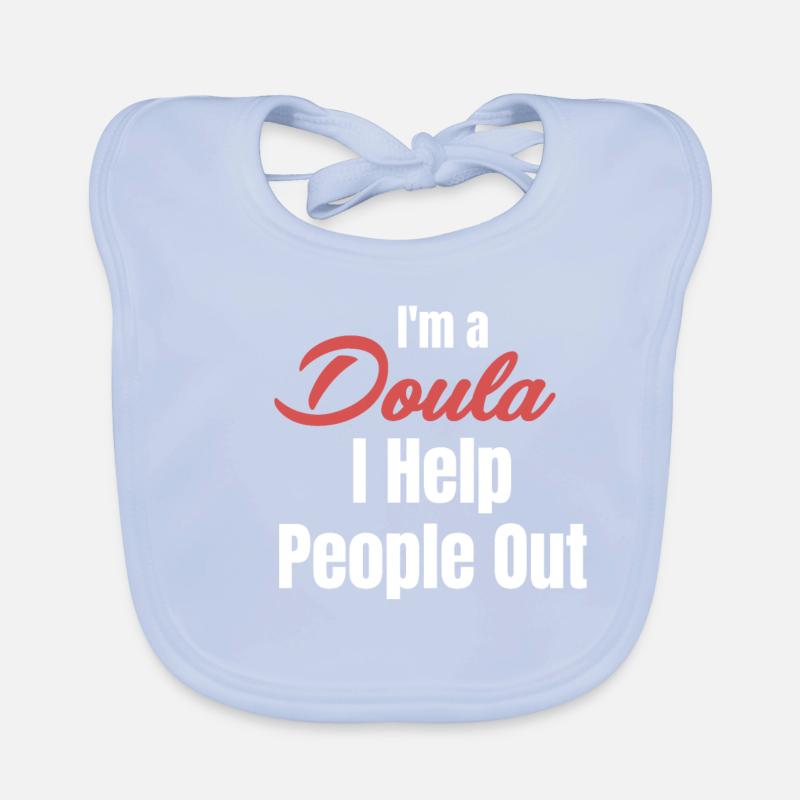 Ich Bin Eine Doula Ich Helfe Menschen Baby Bio-Lätzchen