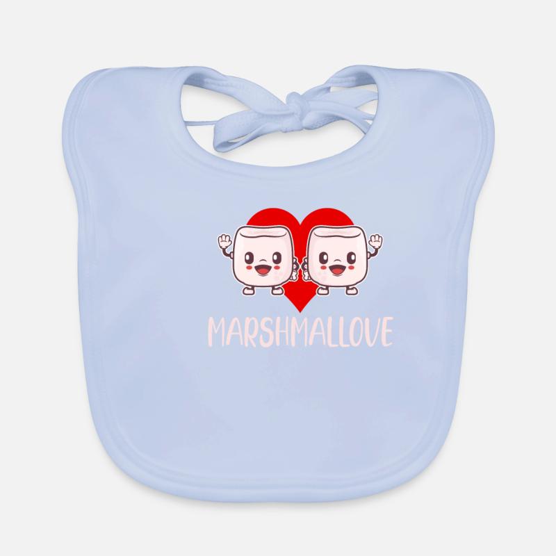 Marshmallove Marshmallow Puns Cocoa Rv Mountain Baby Bio-Lätzchen