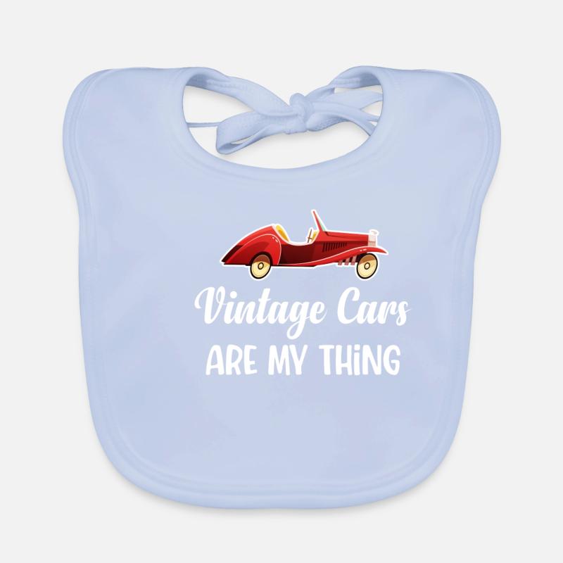 Oldtimer Sind Mein Ding. Baby Bio-Lätzchen