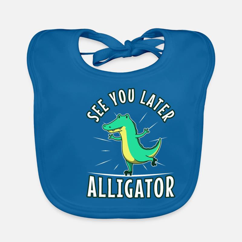 À plus tard Alligator Bavoir bio Bébé