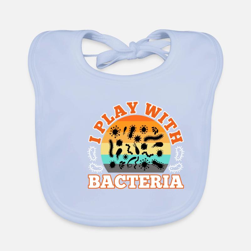 Je joue avec les bactéries Bavoir bio Bébé