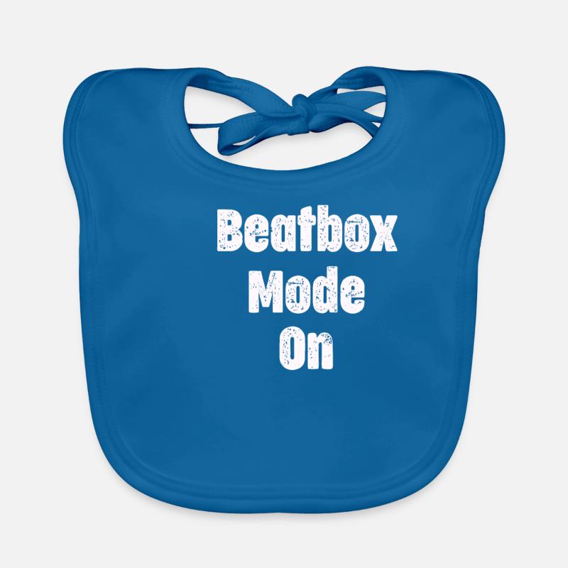 Beatbox mode in beatboxing, drummers, Organic Baby Bibs