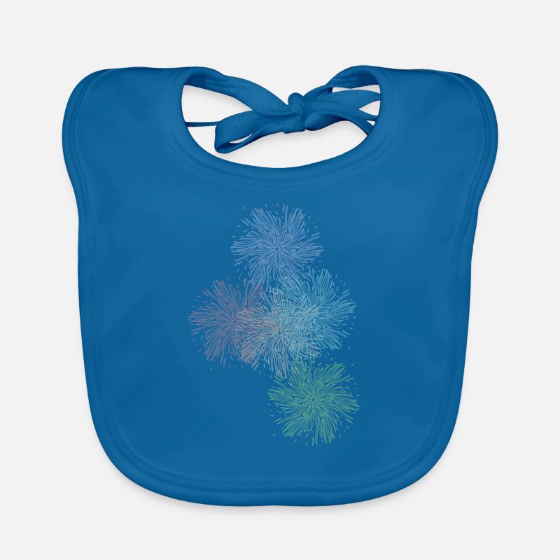 5 Feather Suns Organic Baby Bibs