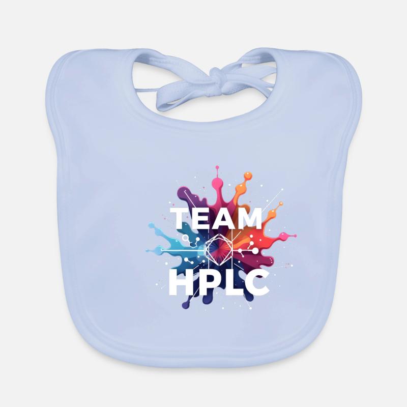 Team HPLC High Performance Liquid Chromatography Organic Baby Bibs