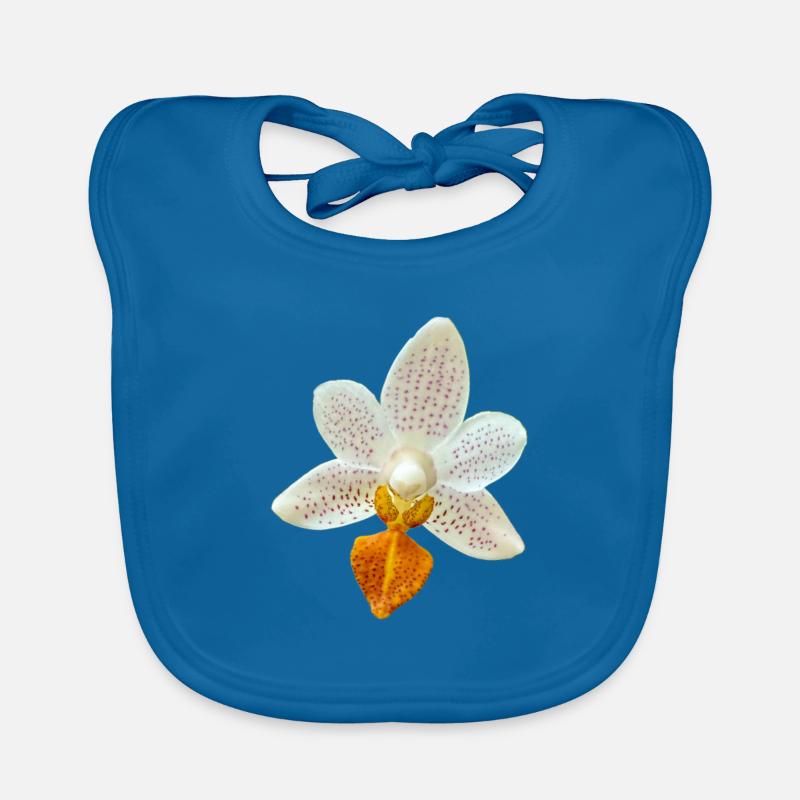 Fleur d’orchidée Phalaenopsis MiniMark Orchidée Bavoir bio Bébé