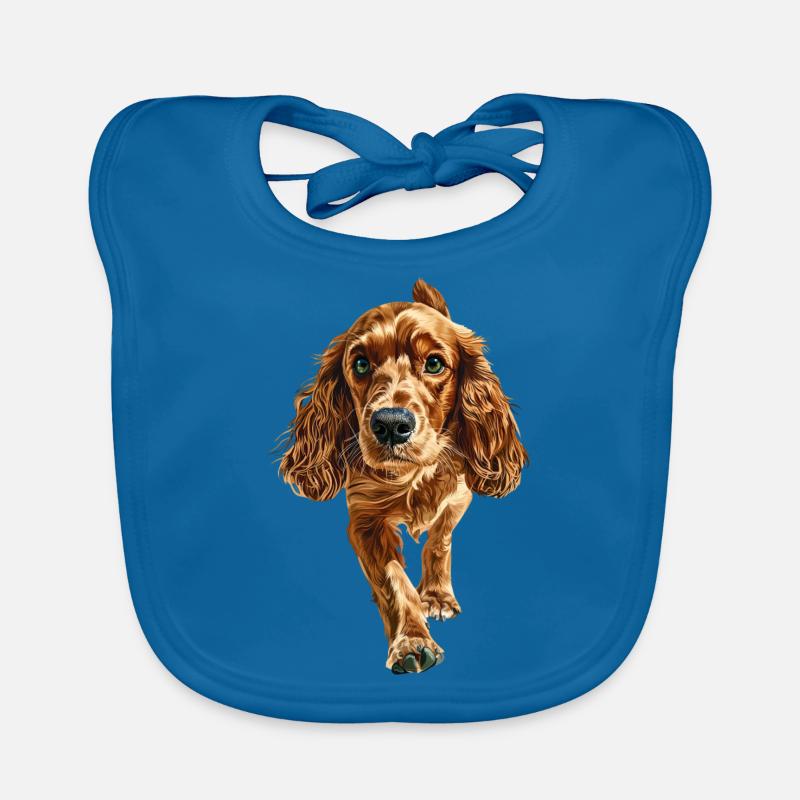 Cocker Spaniel Baby Bio-Lätzchen