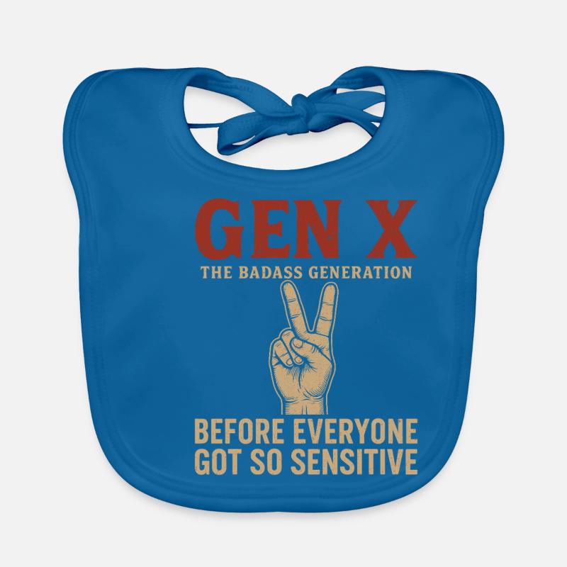 Gen X The Cool Generation Organic Baby Bibs