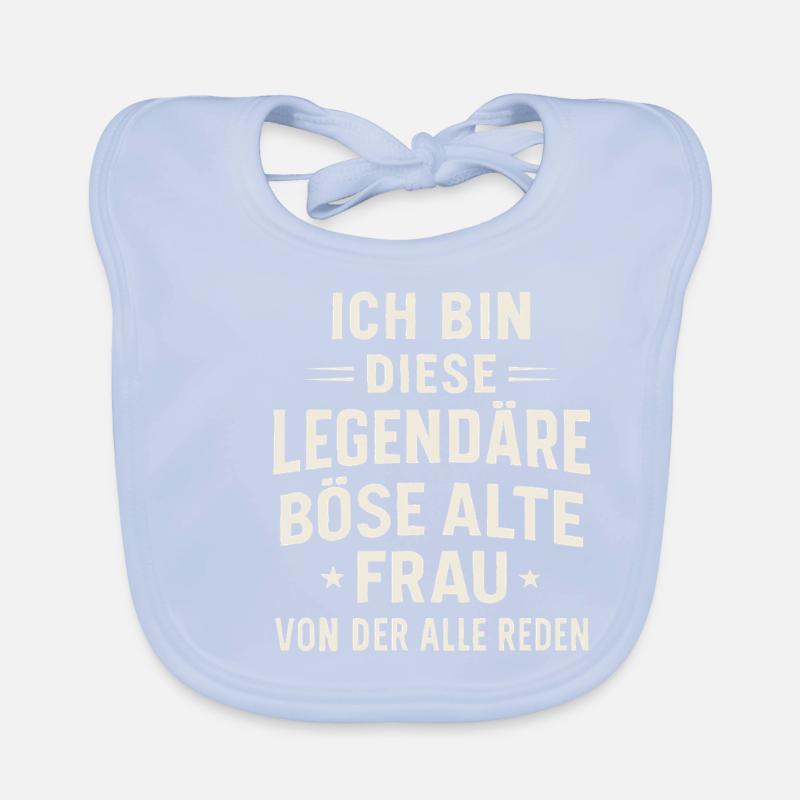 Legendary Evil Old Woman – Statement Organic Baby Bibs