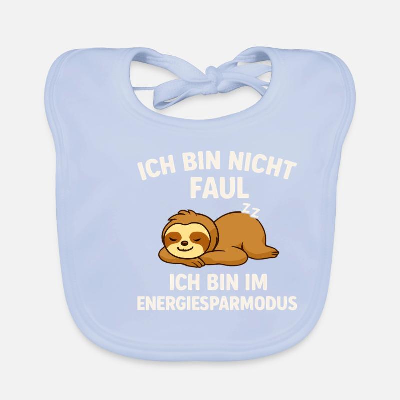 Not lazy – only in energy-saving mode Organic Baby Bibs