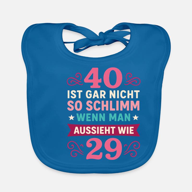 40? Pas de problème, on dirait 29 Bavoir bio Bébé