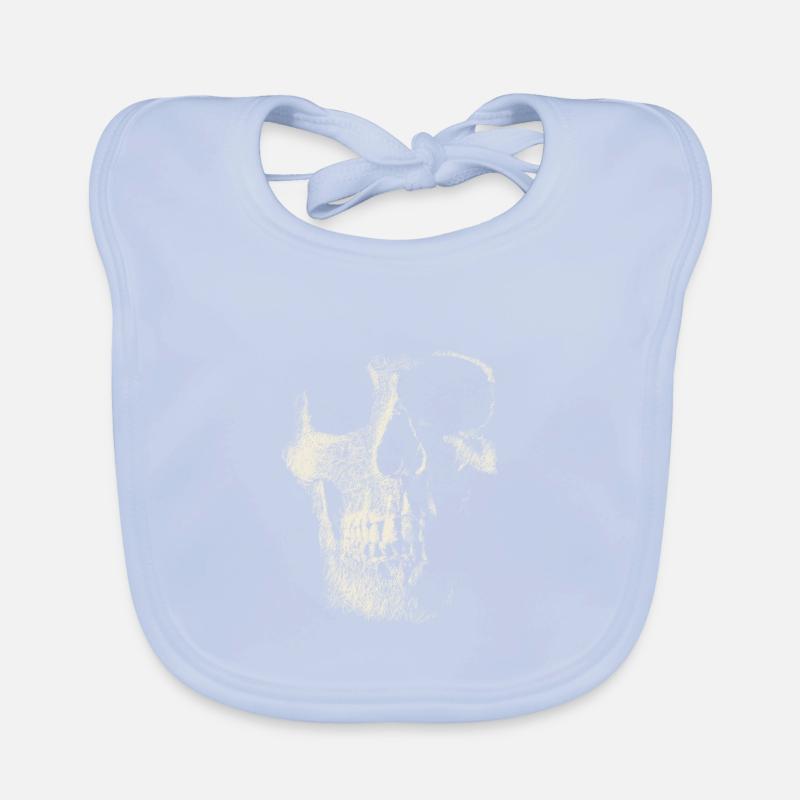 Skull Bavoir bio Bébé