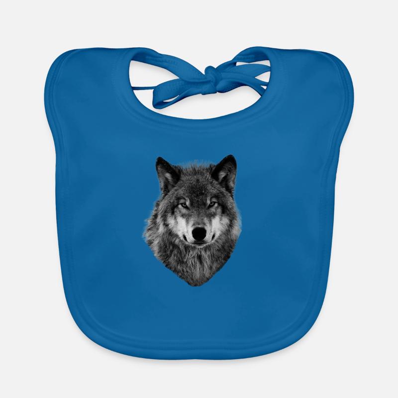 Wütender Wolf Baby Bio-Lätzchen
