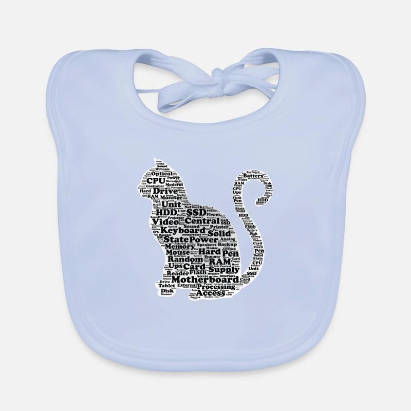 Hardware Cat Organic Baby Bibs