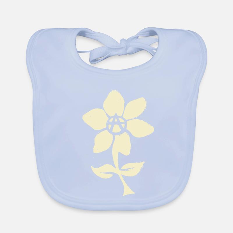 fleur anarchiste Bavoir bio Bébé