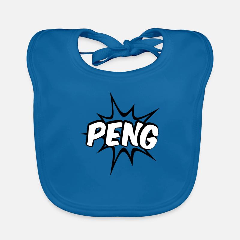 Peng Comic Design Bavoir bio Bébé