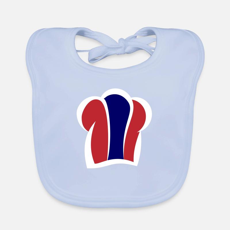Thai Chef's Hat Kitchen Thai Chef Organic Baby Bibs