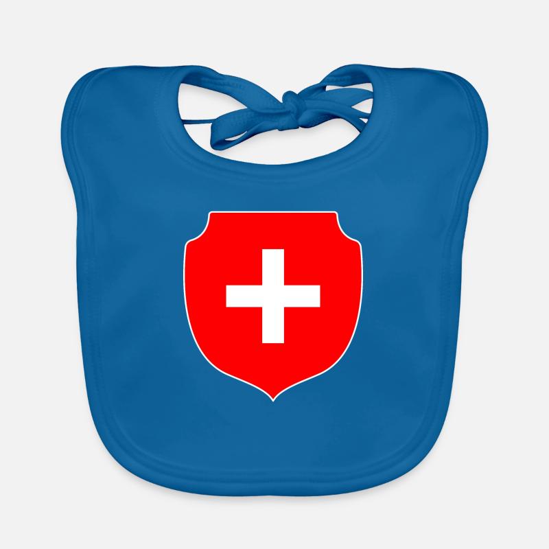 Schweizer Wappen Baby Bio-Lätzchen