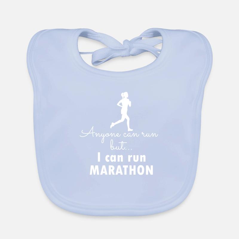 Course de marathon Bavoir bio Bébé