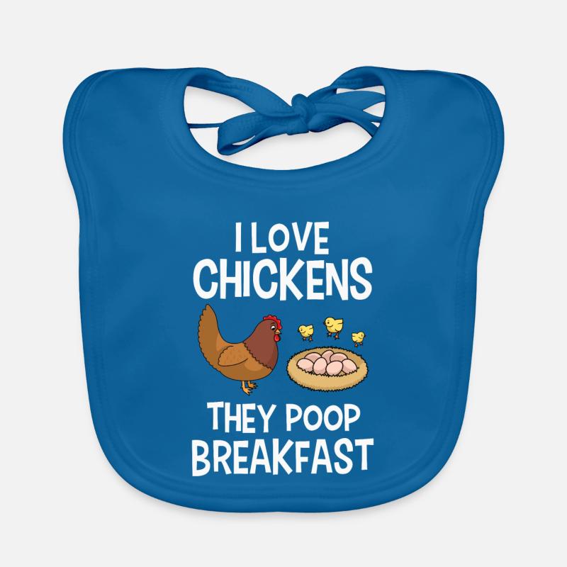 Chicken Chickens Organic Baby Bibs