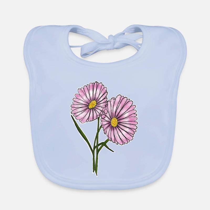 Gänseblümchen Baby Bio-Lätzchen